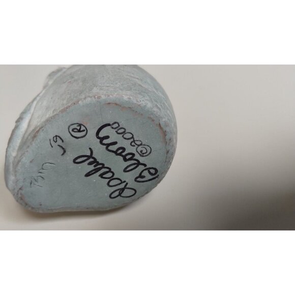 Vintage Isabel Bloom Snowman  Sculpture Signed and Dated 2000 - Picture 5 of 16